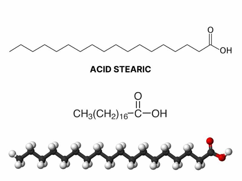 Cấu trúc của Acid Stearic