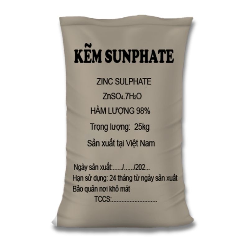 KẼM SUNPHAT – ZNSO4.7H20 – PHÂN BÓN CUNG CẤP VI LƯỢNG