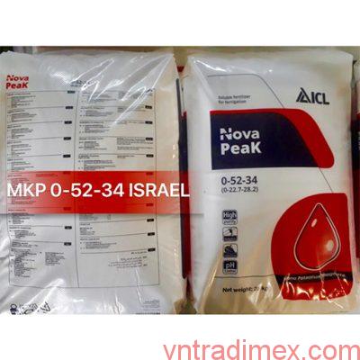 PHÂN MONO KALI PHOSPHAT NOVA PEAK, MKP 52-34 – ISRAEL