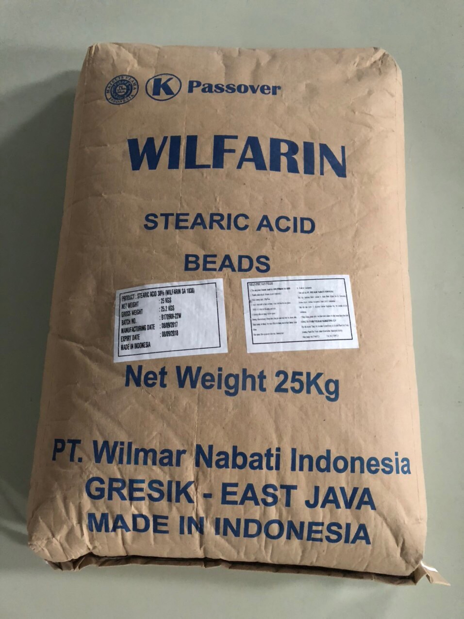 AXIT BÉO STEARIC ACID – ACID STEARIC 1838 - SÁP TRỨNG CÁ CAO CẤP