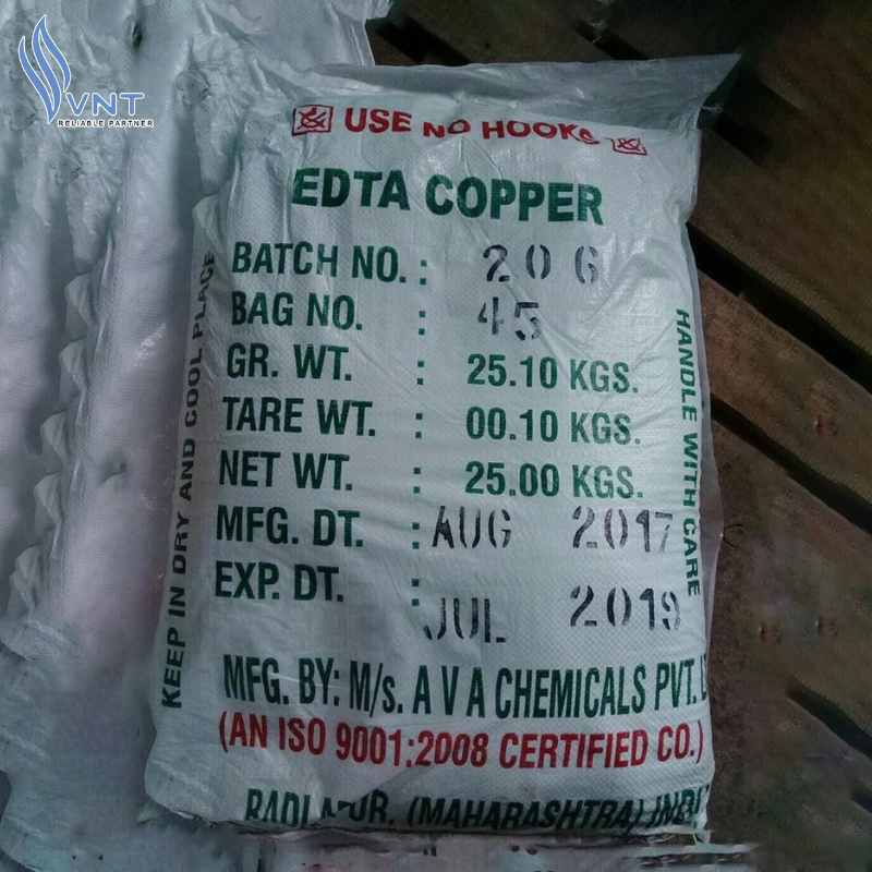 EDTA Đồng – Chelate Đồng (Edta Cu) – Vi lượng đồng cao cấp